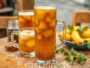 kvass on the tableфото